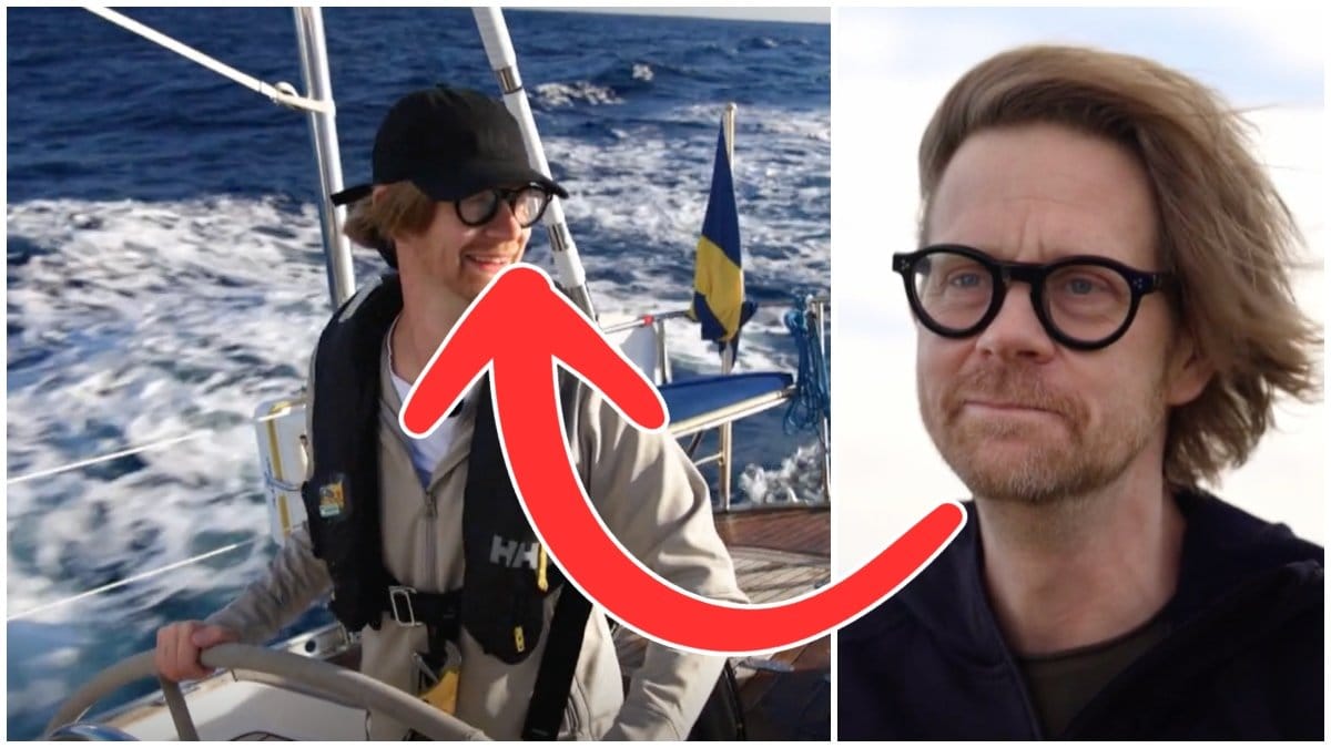 Anders Ankan Johansson i Över Atlanten.