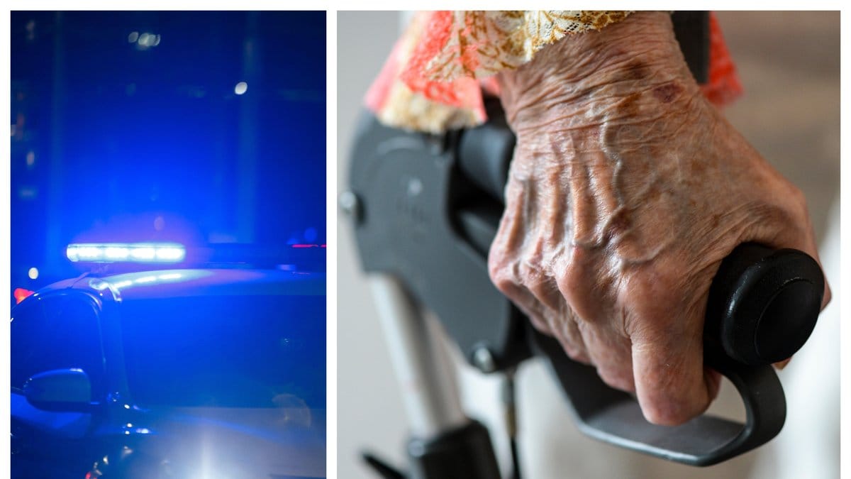 Kvinnan levde i en kartonglåda vid en vägkant.