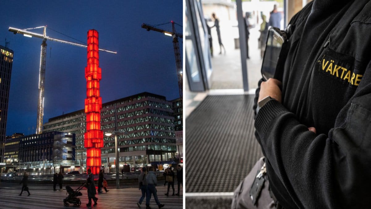 Väktarna har fått nytt uppdrag till julen - nämligen släcka lampor.