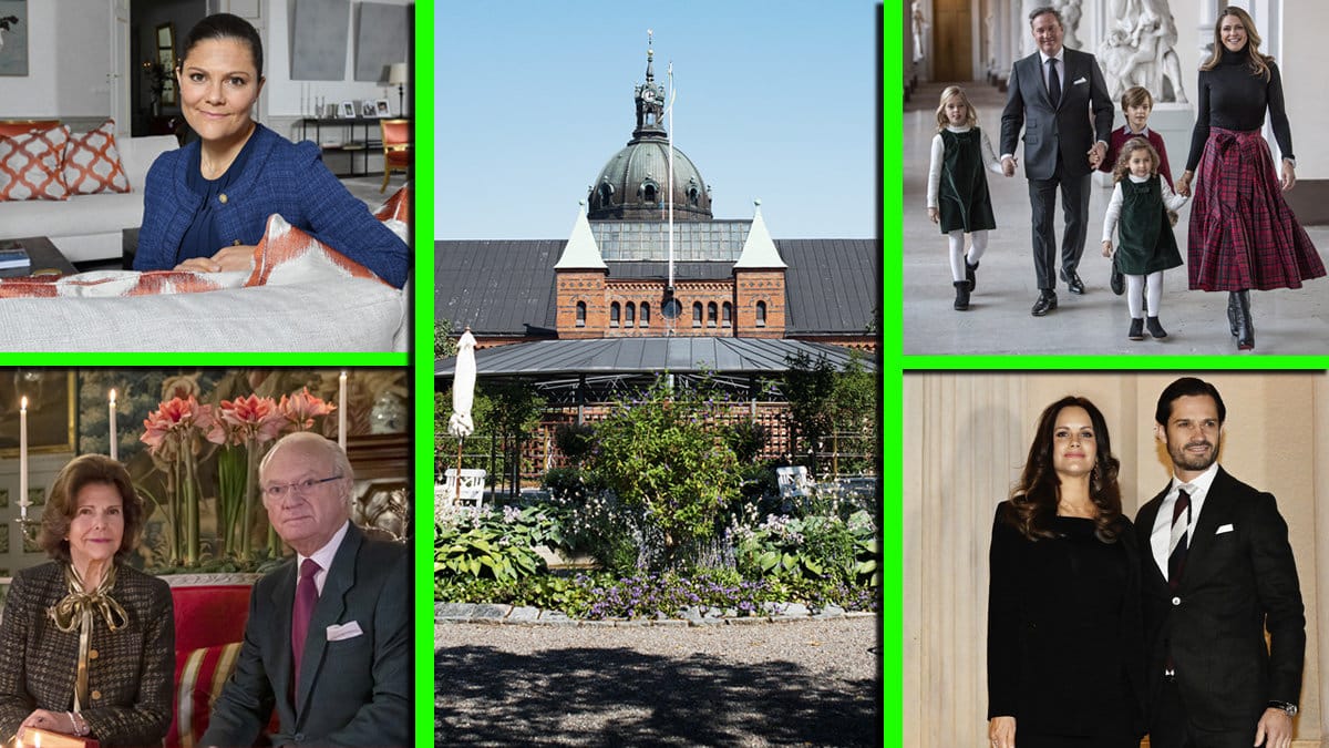Hur bor den svenska kungafamiljen? 
