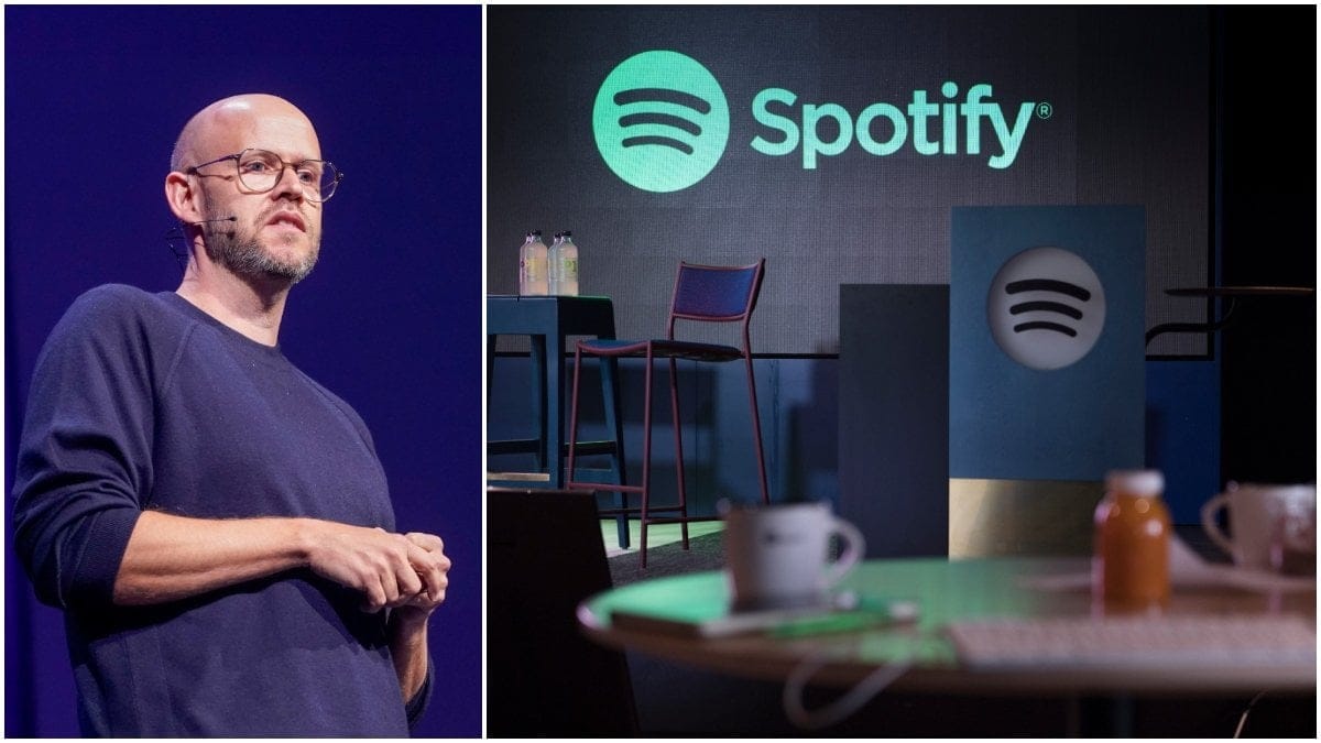 Vd för Spotify Daniel Ek