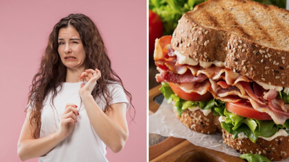 Två ögon blev till fyra – obehagliga fyndet i smörgåsen.