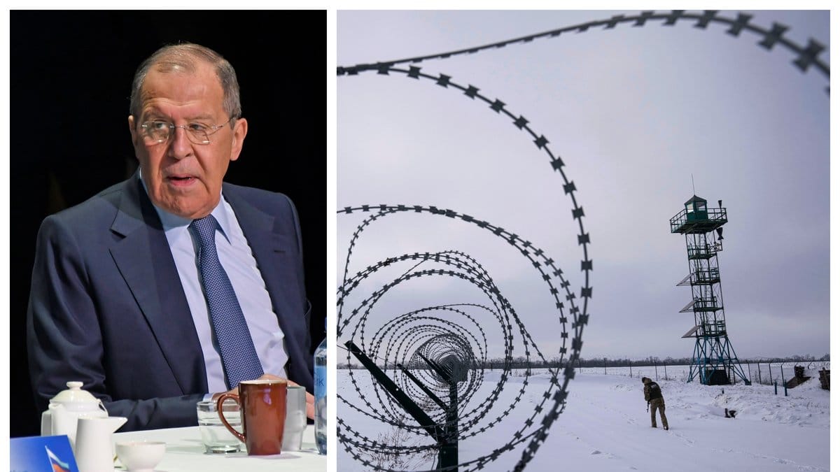 Sergej Lavrov, Rysslands utrikesminister, ber Vladimir Putin att fortsätta samtalen med väst.