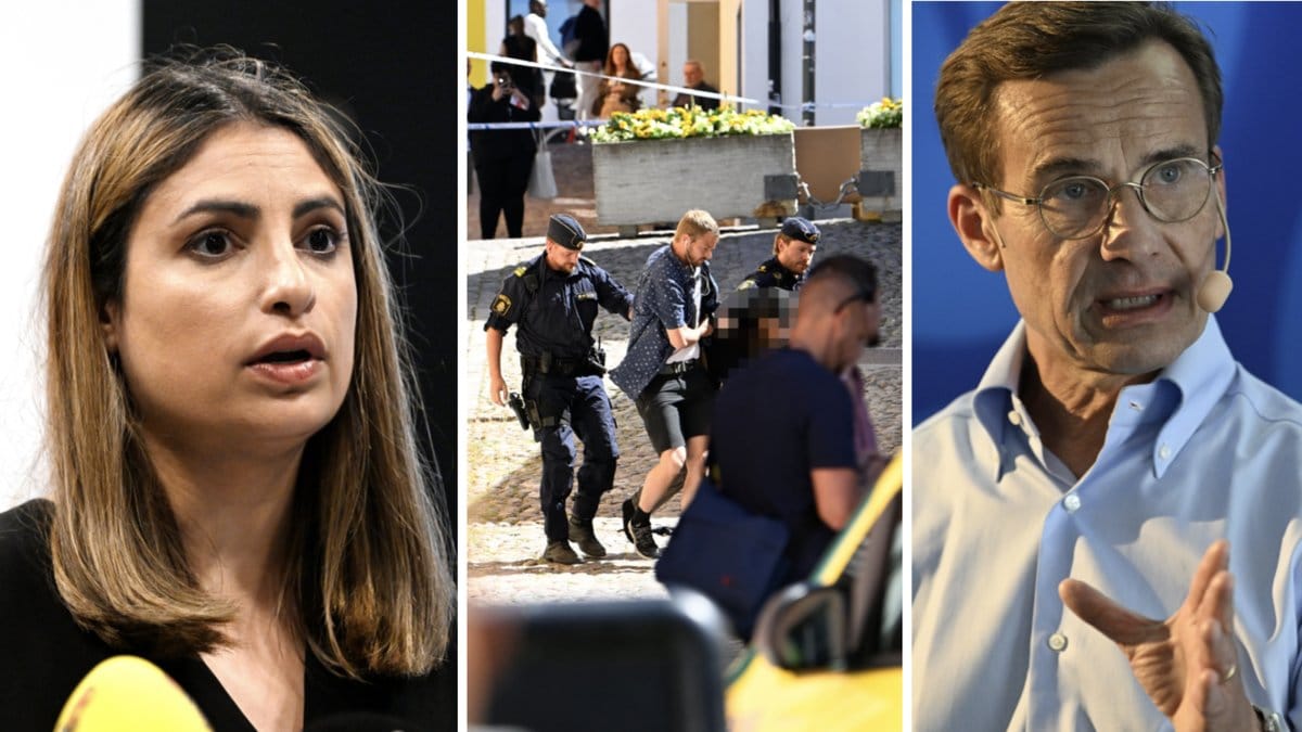 Politikerna reagerar efter dådet i Visby.