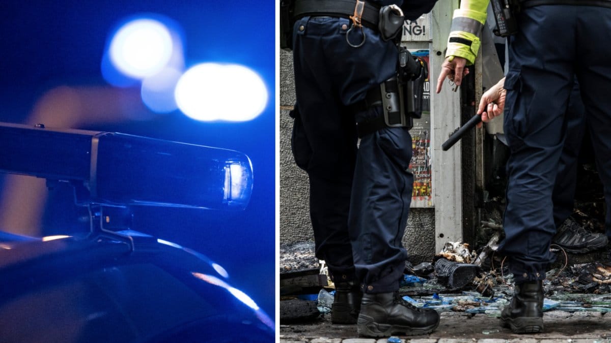 Genrebilder på polisen