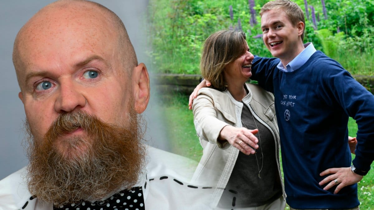 Alexander Bard och Miljöpartiets båda språkrör. 