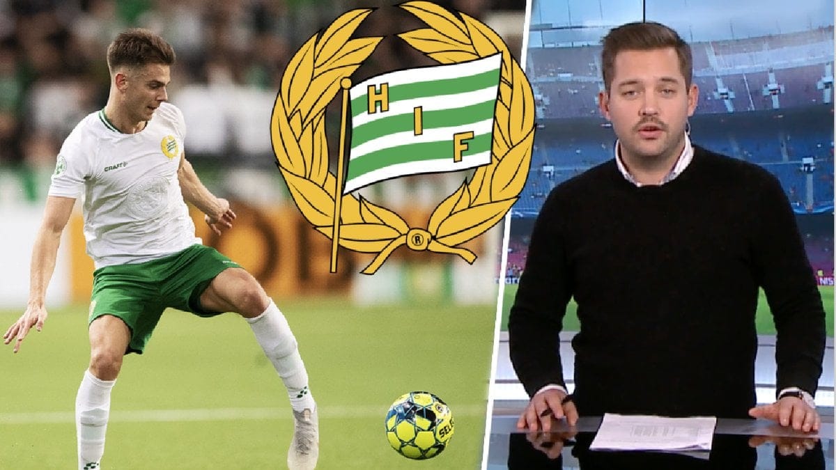 Hammarbyspelaren Alexander Kacaniklic och poddprofilen Gusten Dahlin.
