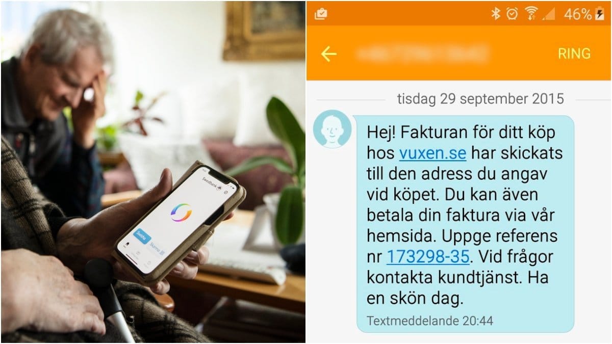 Sms-bedrägerier blir allt vanligare. 