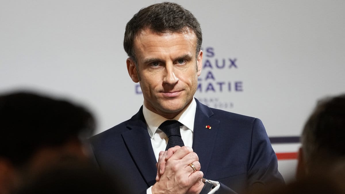 Frankrikes president Emmanuel Macron.