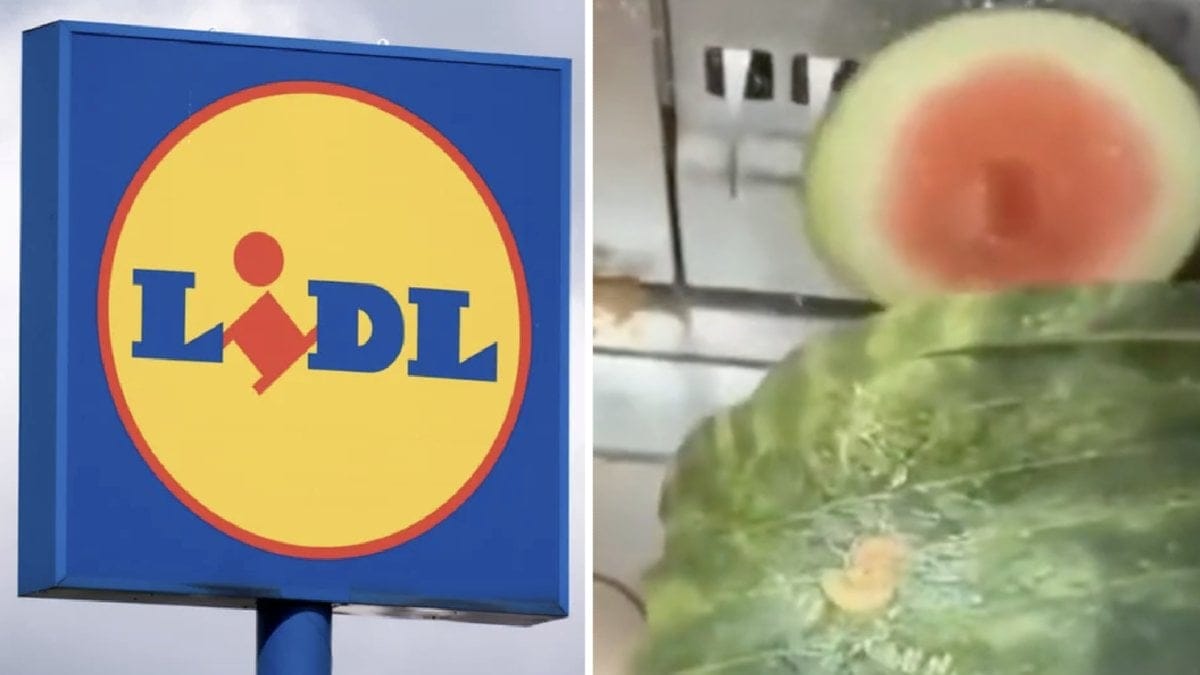 På sociala medier sprids klipp där personer missbrukar en av Lidls tjänster till betalande kunder.