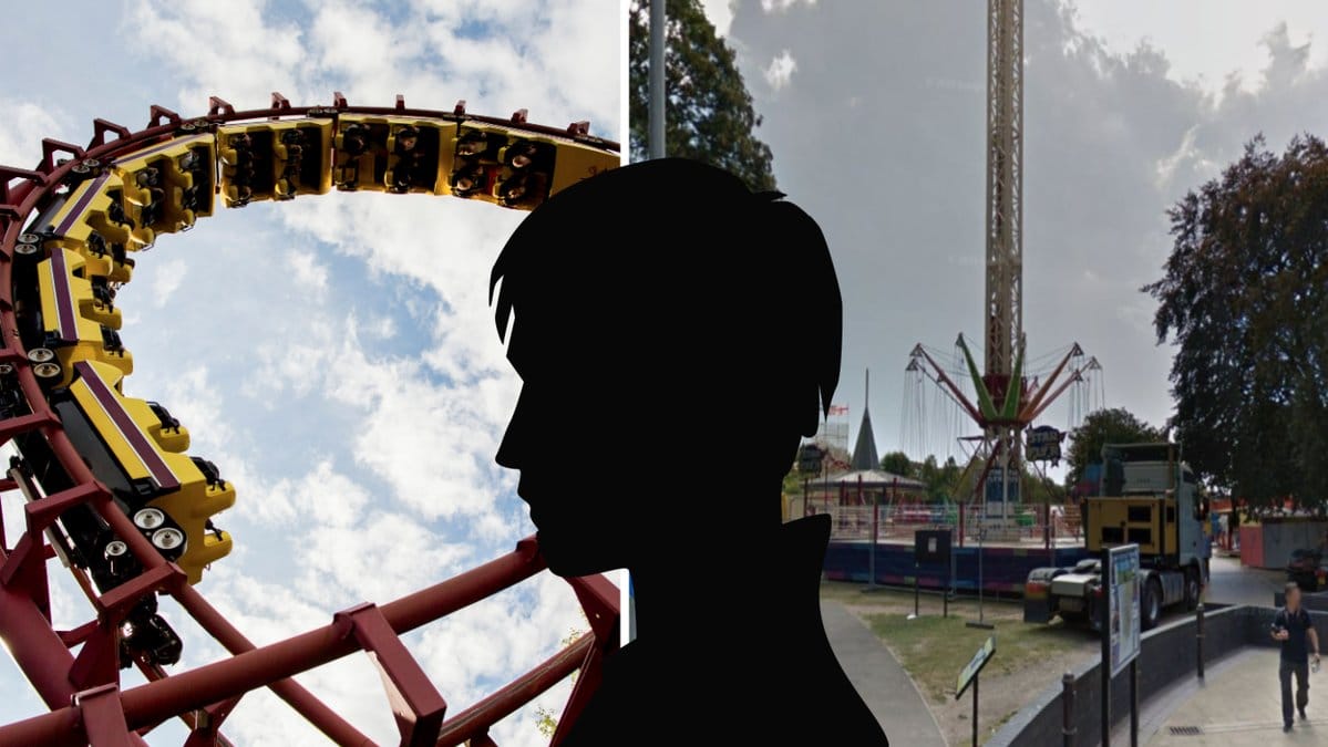 En tonårspojke avled under mystiska omständigheter vid ett nöjesfält under onsdagen.