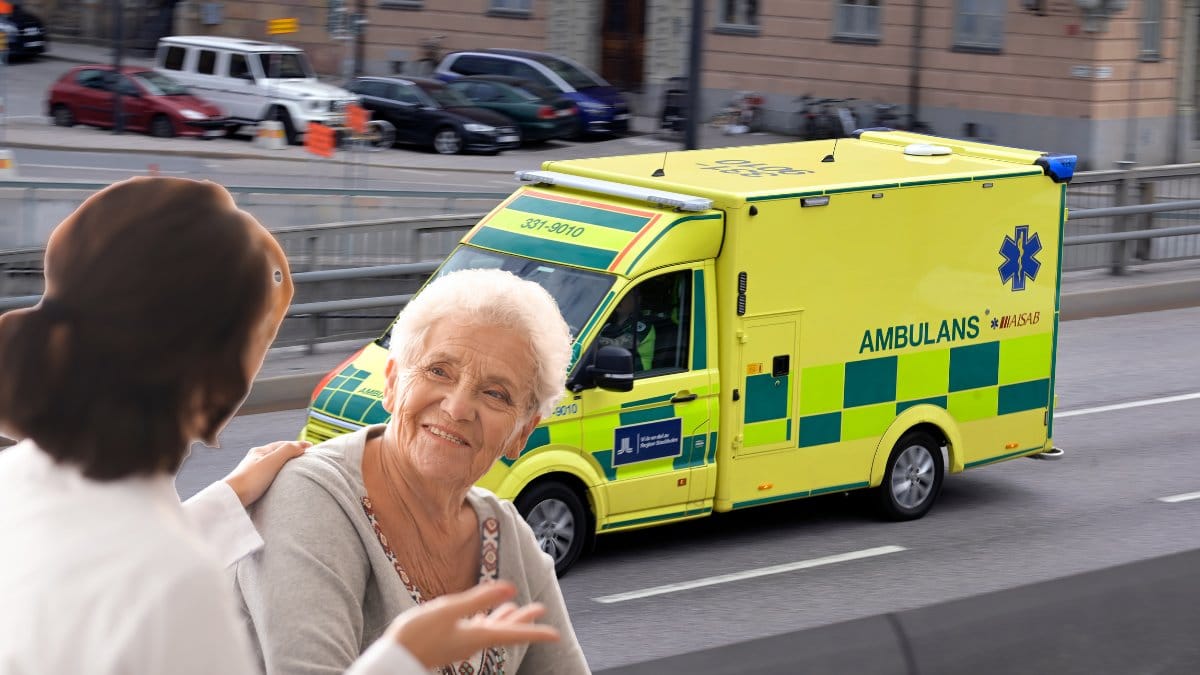 Pensionär, ambulans