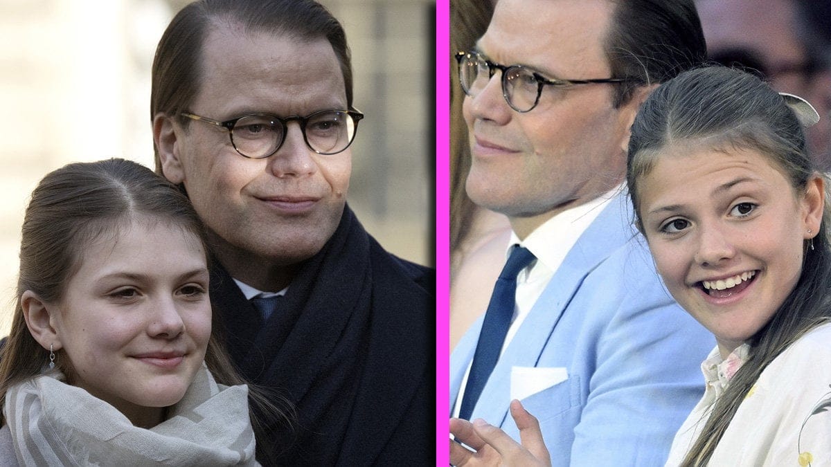Prins Daniel och prinsessan Estelle