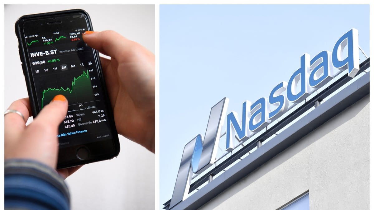 Stockholmsbörsen öppnar nedåt.