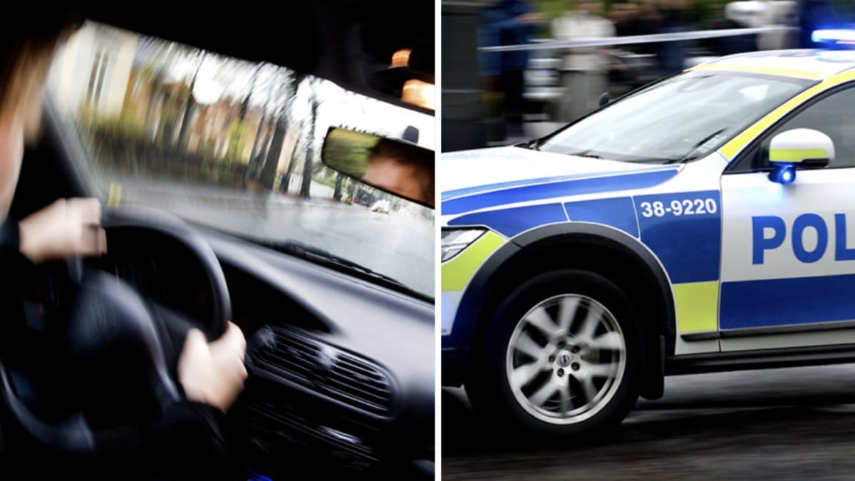 Mannen i 40-årsåldern stoppades för grovt rattfylleri.