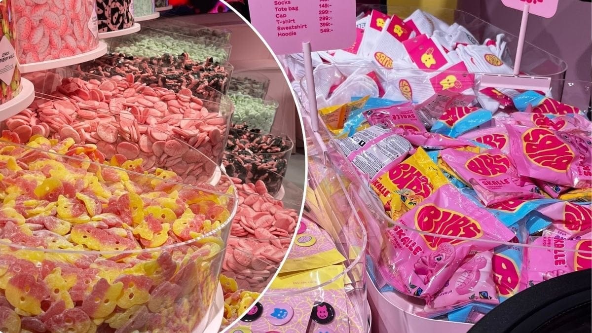 Bilder på Bubs godis.