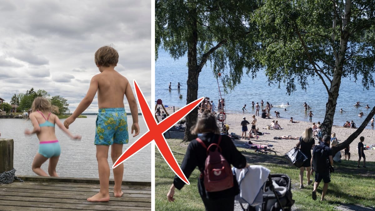 12 badplatser i Sverige är rödlistade.