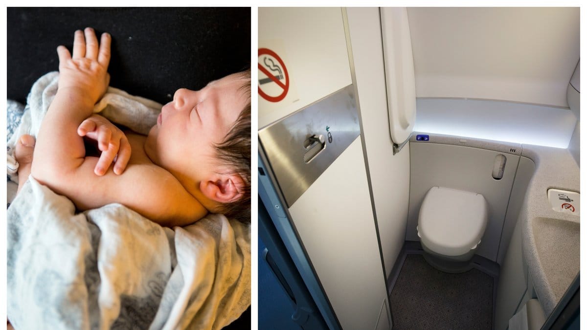 Kvinnan var gravid utan att veta om det. Bilderna är genrebilder.