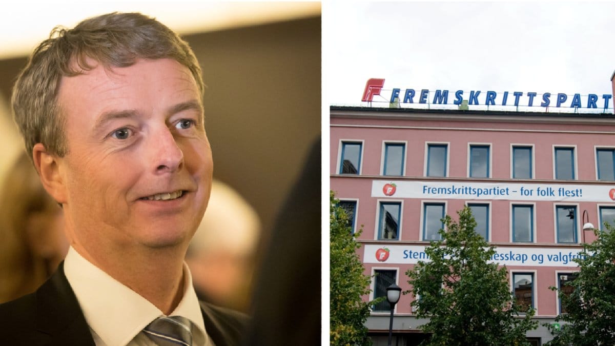 Terje Søviknes är partiledare för Fremskrittspartiet. 