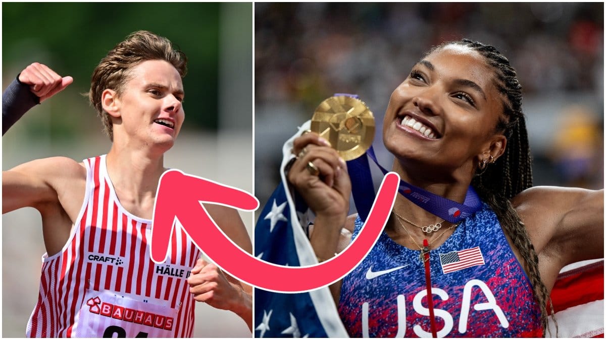 Samuel Pihlström och Tara Davis-Woodhall.