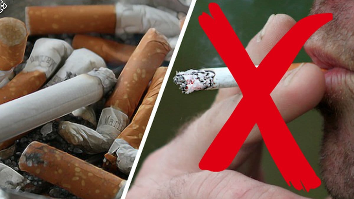 cigaretter, man som röker