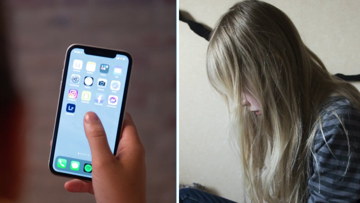 Mannen fotade flickan med en sexleksak.