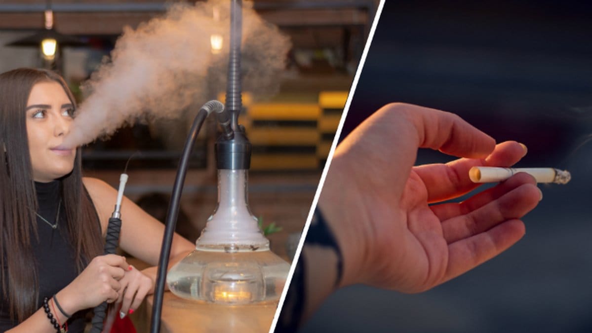 Cigarett, vattenpipa