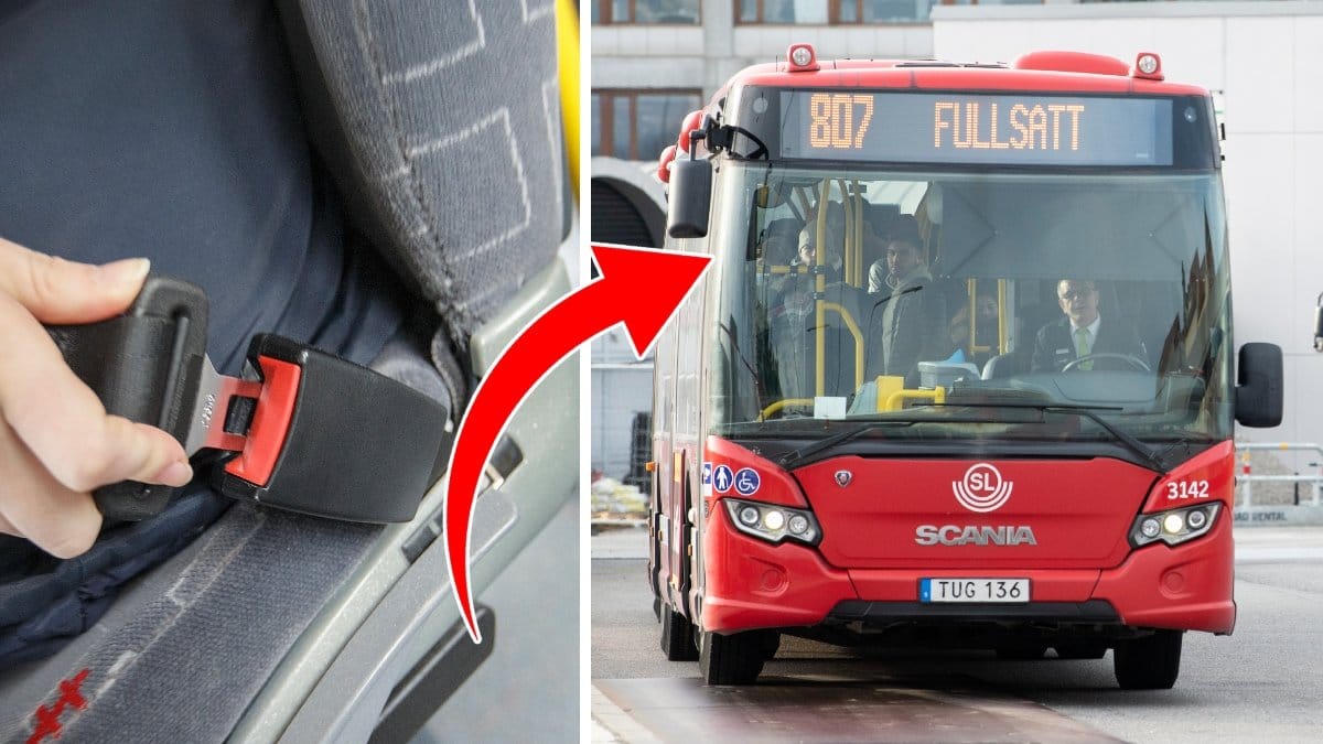 I dag är det lag på att alla som är över tre år och färdas i en buss i Sverige ska använda bälte om det finns