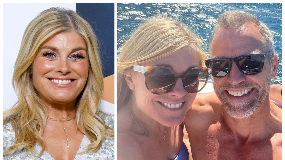 Pernilla Wahlgren och Christian Bauer är på Seychellerna. Bilden till höger är från en tidigare resa.