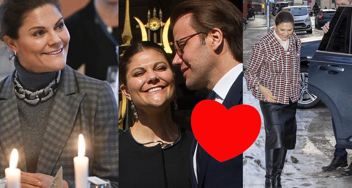 Kronprinsessan Victoria och prins Daniel