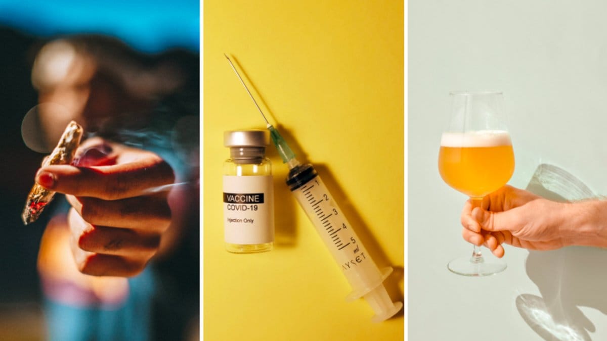 Med hjälp av gratis öl, weed och fördelar i dejting-apparna lockas ungdomar att ta coronavaccin.