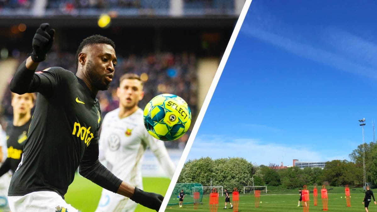 Chinedu Obasi i träning