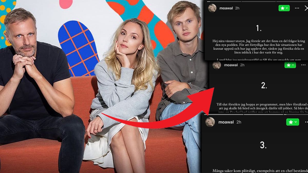 Moa Wallin, Olle Palmlöf och Christoffer Nyqvist utgjorde podden Fas3