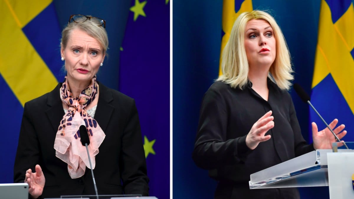 Karin Tegmark Wisell och Lena Hallengren. 