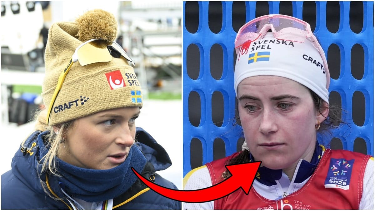 Frida Karlsson fällde Ebba Andersson på slutet av femmilen