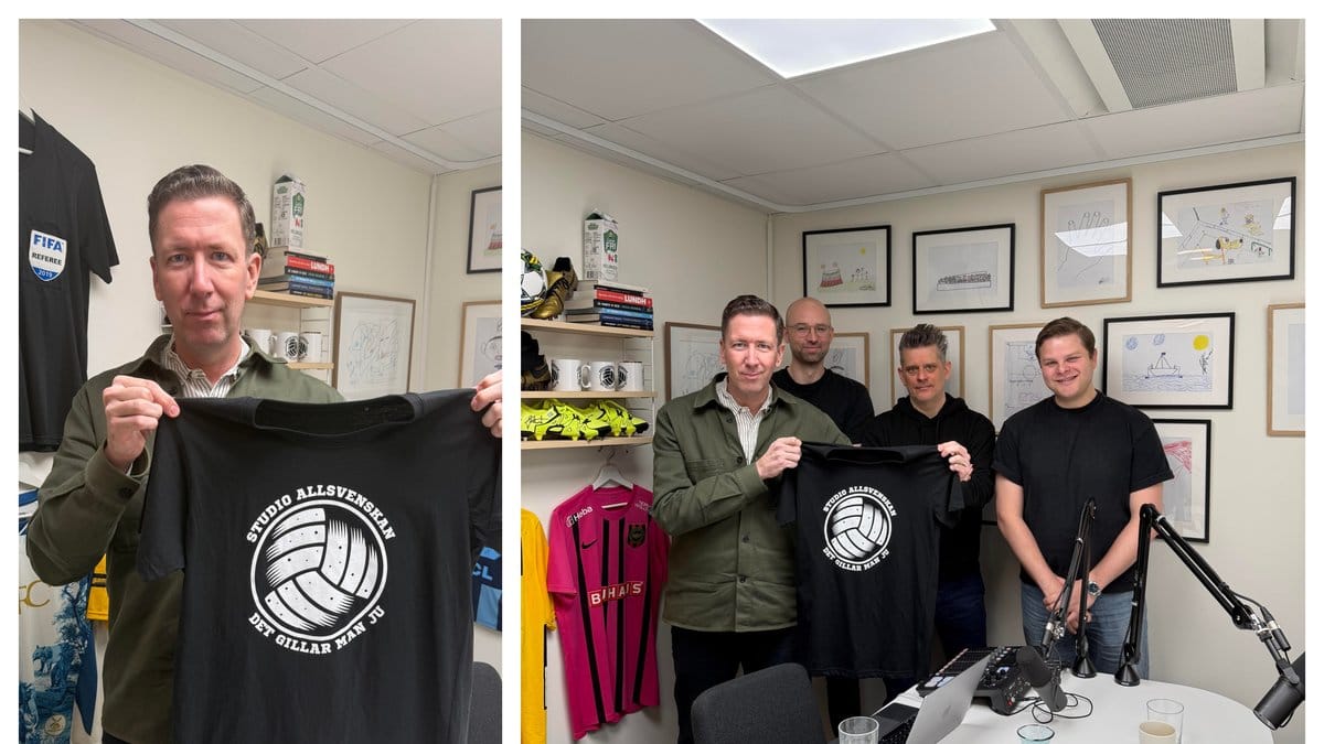 MAX kommentator och reporter Jonas Dahlquist är klar för podden Studio Allsvenskan.