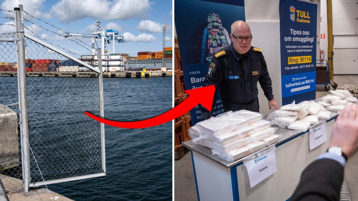 Bild-På-Hamn-Och-Beslagtaget-Kokain
