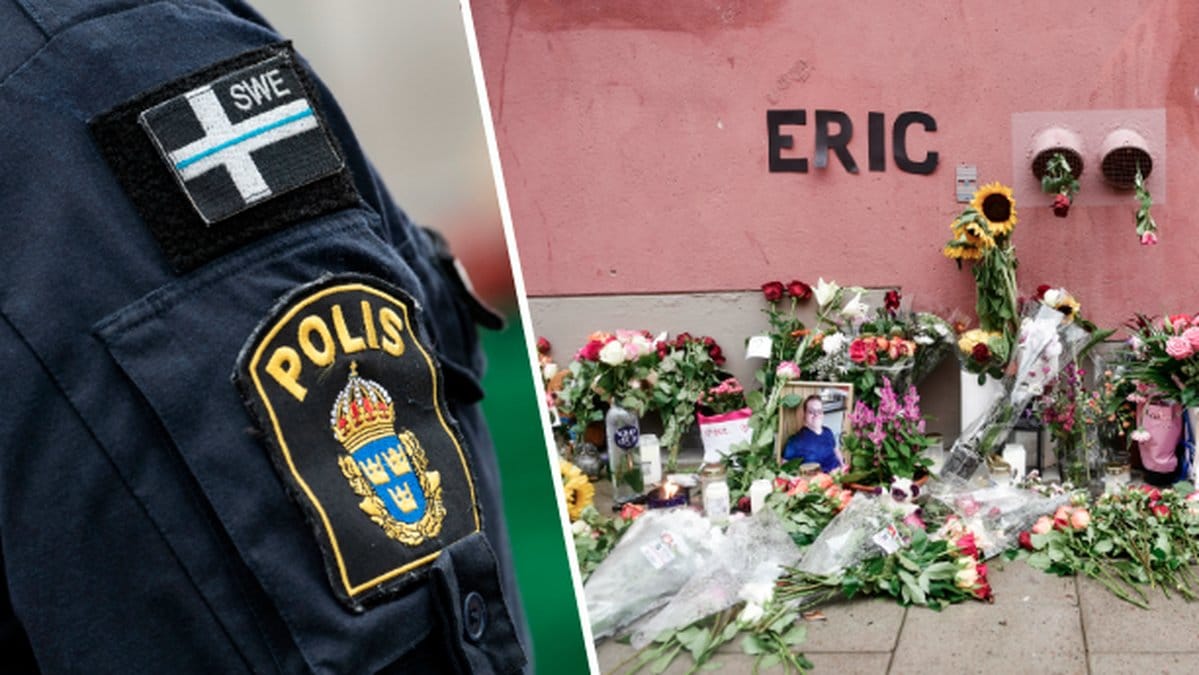 Polis, minnesplats Eric Torell.