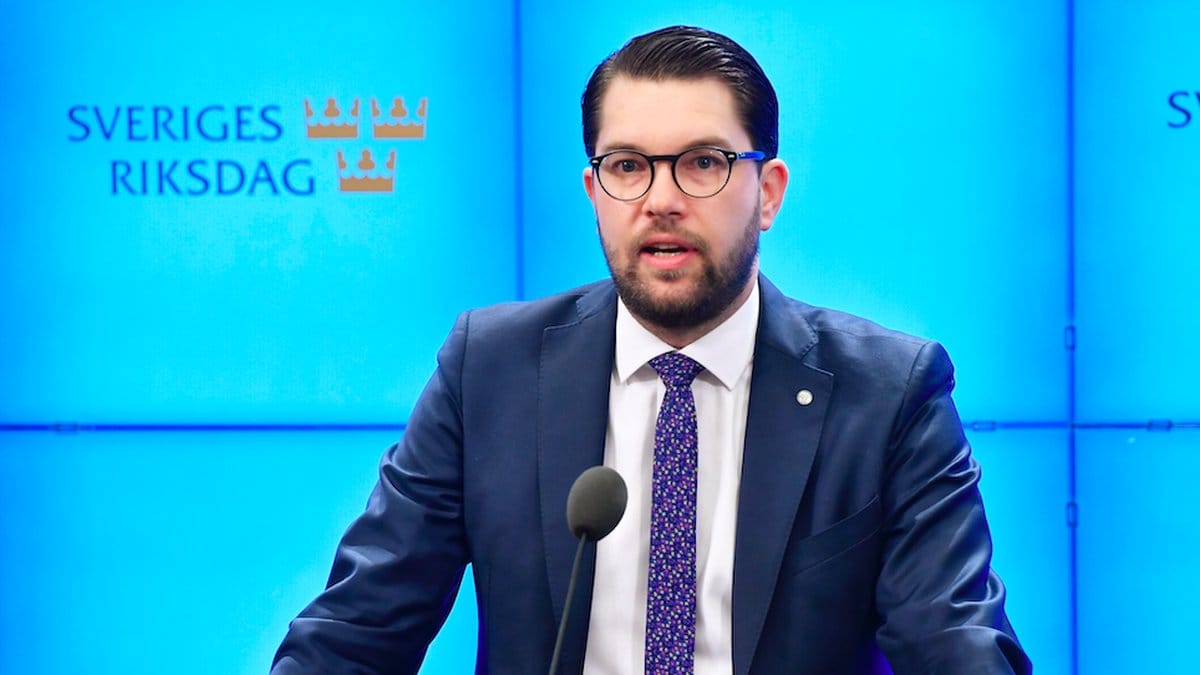 Sverigedemokraternas Jimmie Åkesson. 