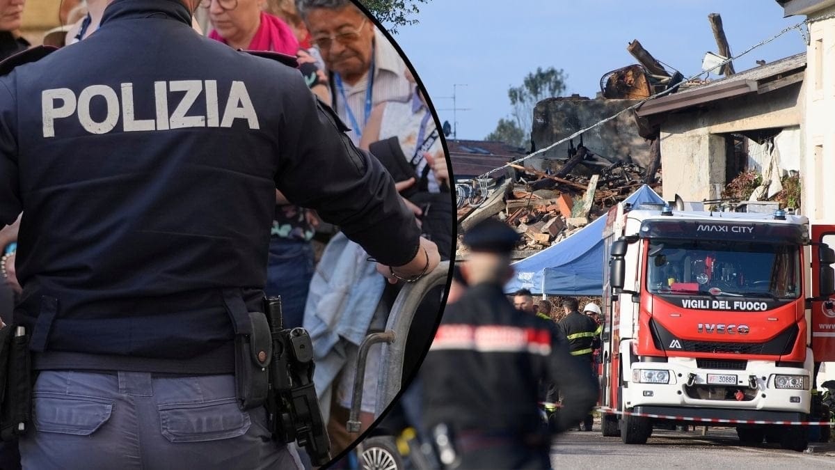 Tre poliser har omkommit i en explosion i Verona, Italien.