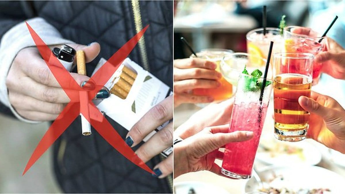Drinkar och cigaretter 