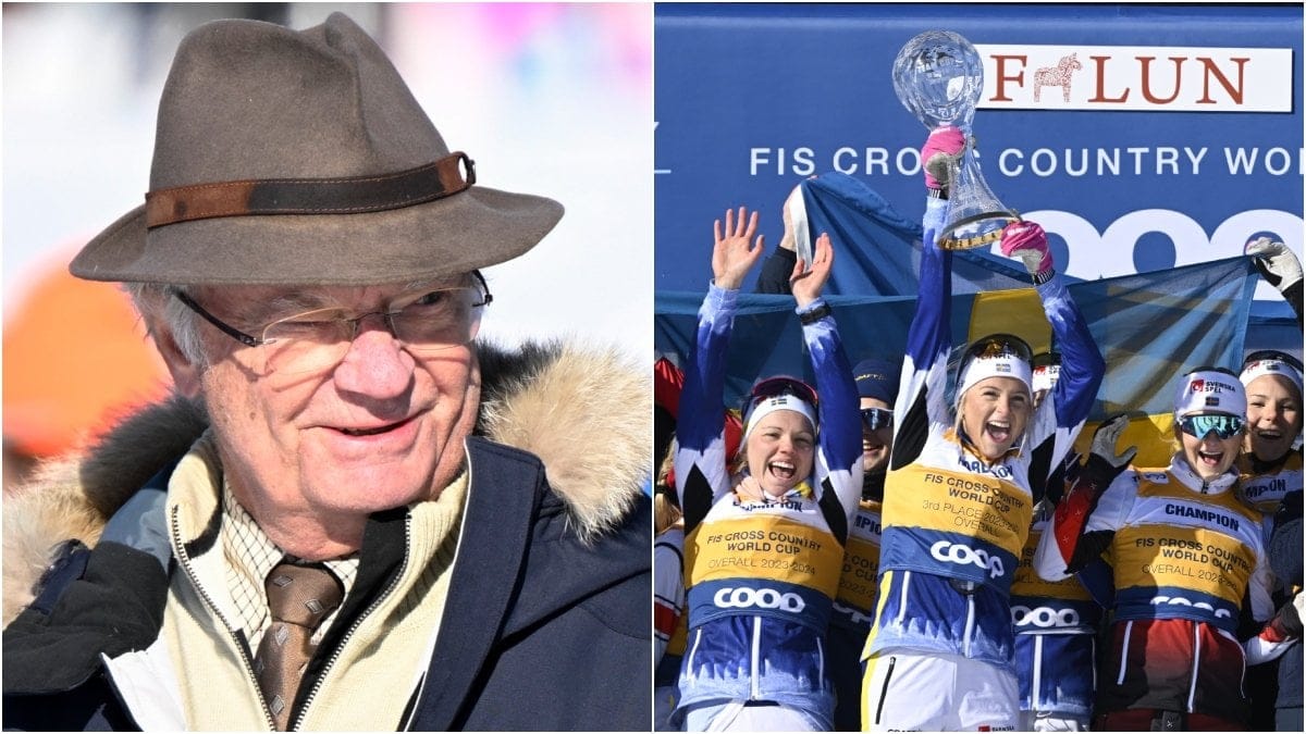 Under helgen avgjordes det sista världscuploppet i svenska Falun. En som var på plats var kung Carl XVI Gustaf som fick ett erbjudande av Frida Karlsson.