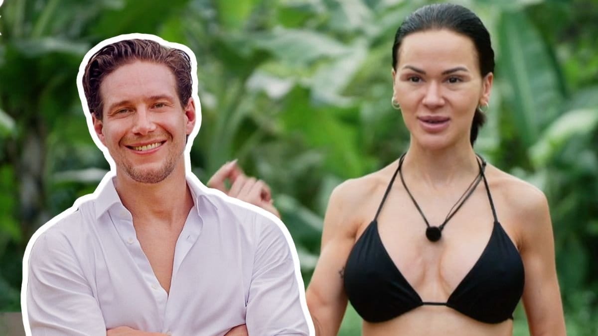 Victoria Eklund och Oliver Wong i Ex on the beach