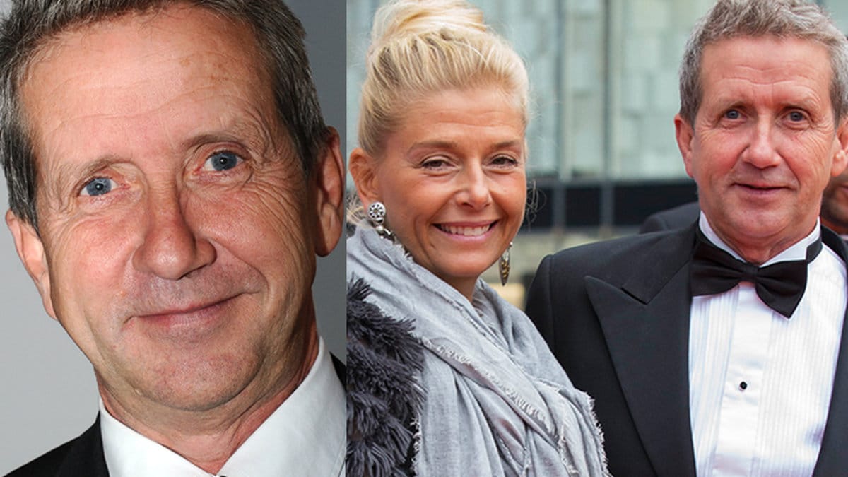Martin Timell stöttas av hustrun Catarina
