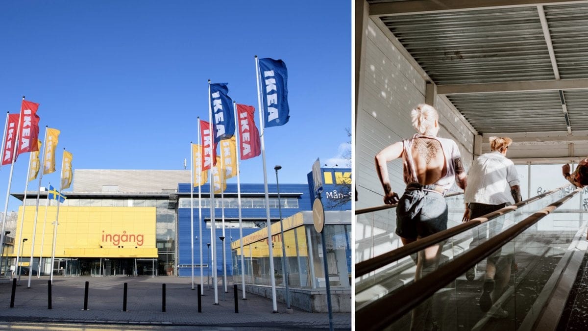 Det utbröt kaos på IKEA i Shanghai. Genrebilder.