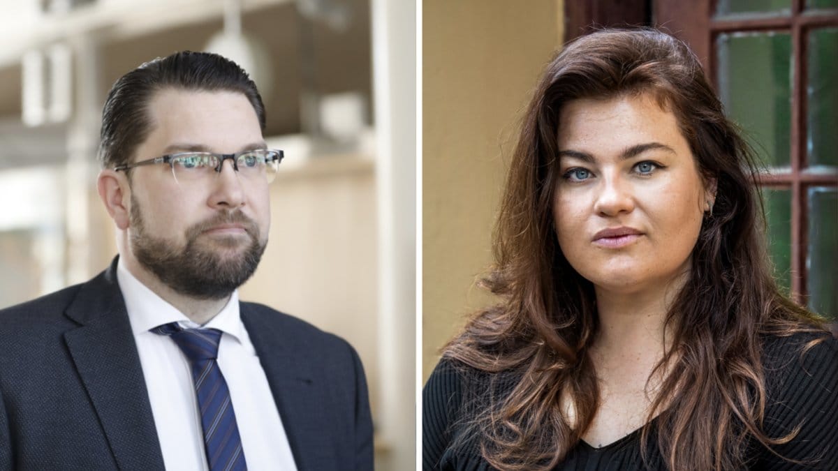 Kakan Hermansson och Jimmie Åkesson