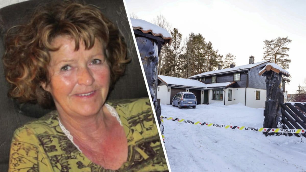 Anne-Elisabeth Hagen, avspärrat hus