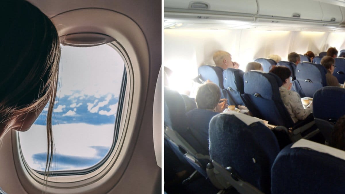 Flygresan förvandlade till en skräckupplevelse.