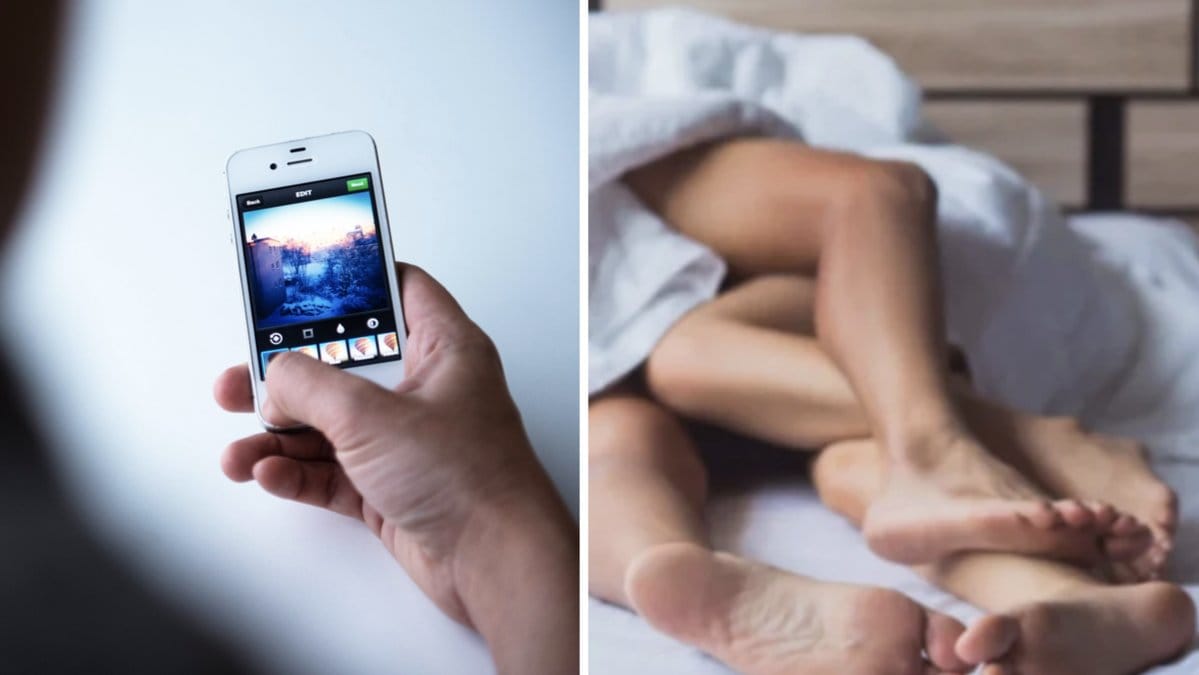 Man gömde sig i garderob och smygfilmade sitt ex när hon hade sex.