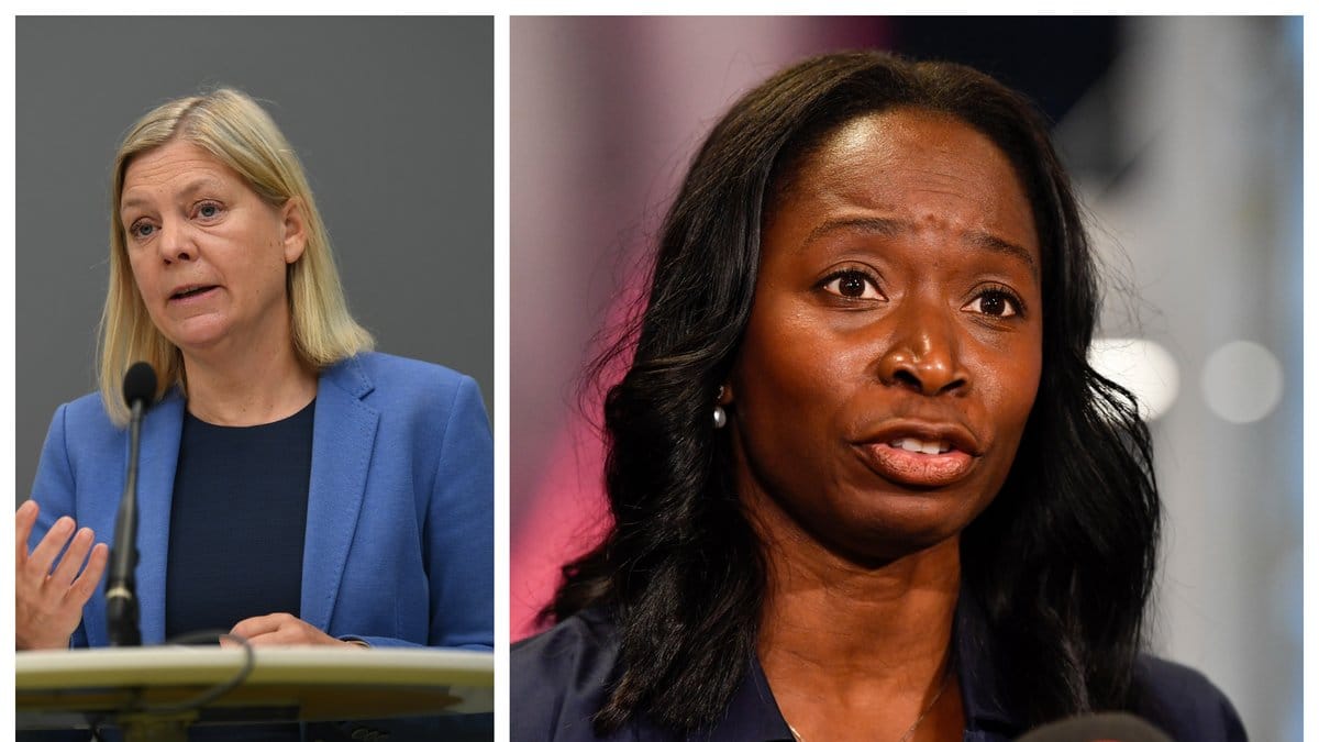 Magdalena Andersson (S) sträckte ut en hand till Liberalerna – men avvisas av Nyamko Sabuni (L).